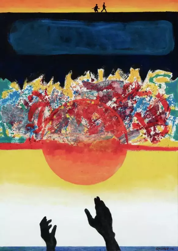 Painting by David Driskell
