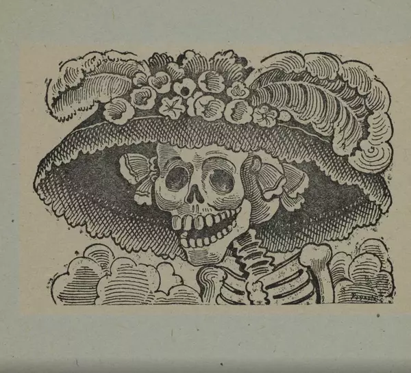 Illustration representing Day of the Dead