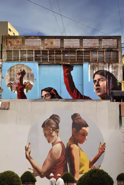 Artwork/Graffiti murals by Mariela Ajras